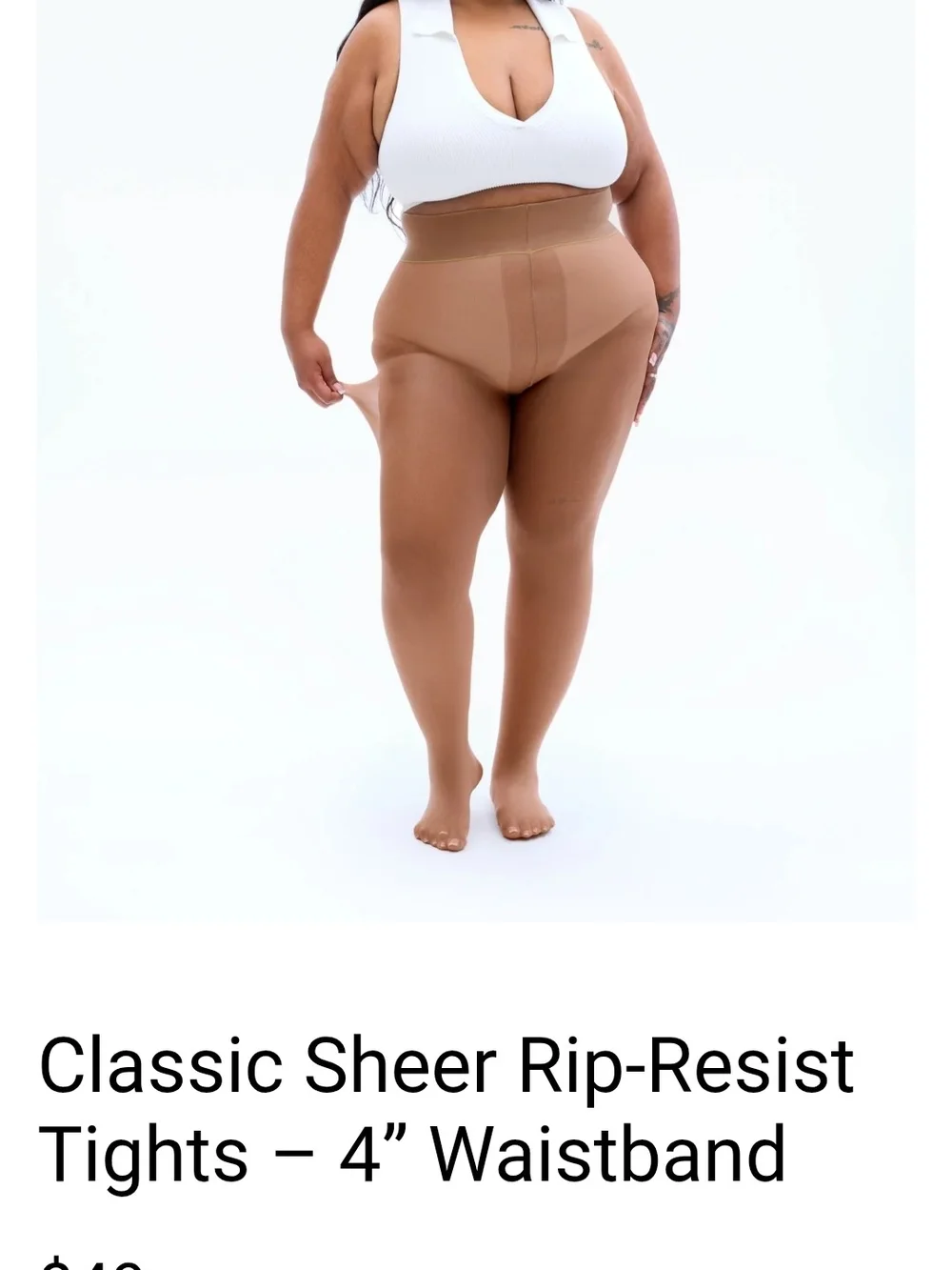 Sheertex Classic Sheer Rip-Resist Tights in Mocha